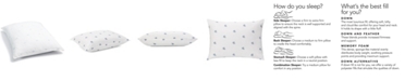Lauren Ralph Lauren Logo Extra Firm Density Down Alternative Pillow, Standard/Queen